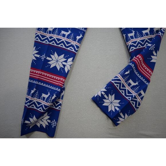 Oppo Suits Christmas Snow Flake Suit 2 Piece Suit Pants Jacket Mens 34 x 34 42 R - Picture 6 of 16